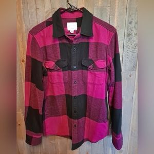 Men's Small American Eagle Flannel Button Up